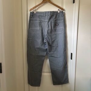 Dickies “Garyville Regular Fit Hickory Stripe Carpenter Pants” - mens 34 regular